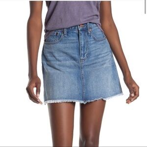 Madewell McCarren Denim Mini Skirt McCullers Wash